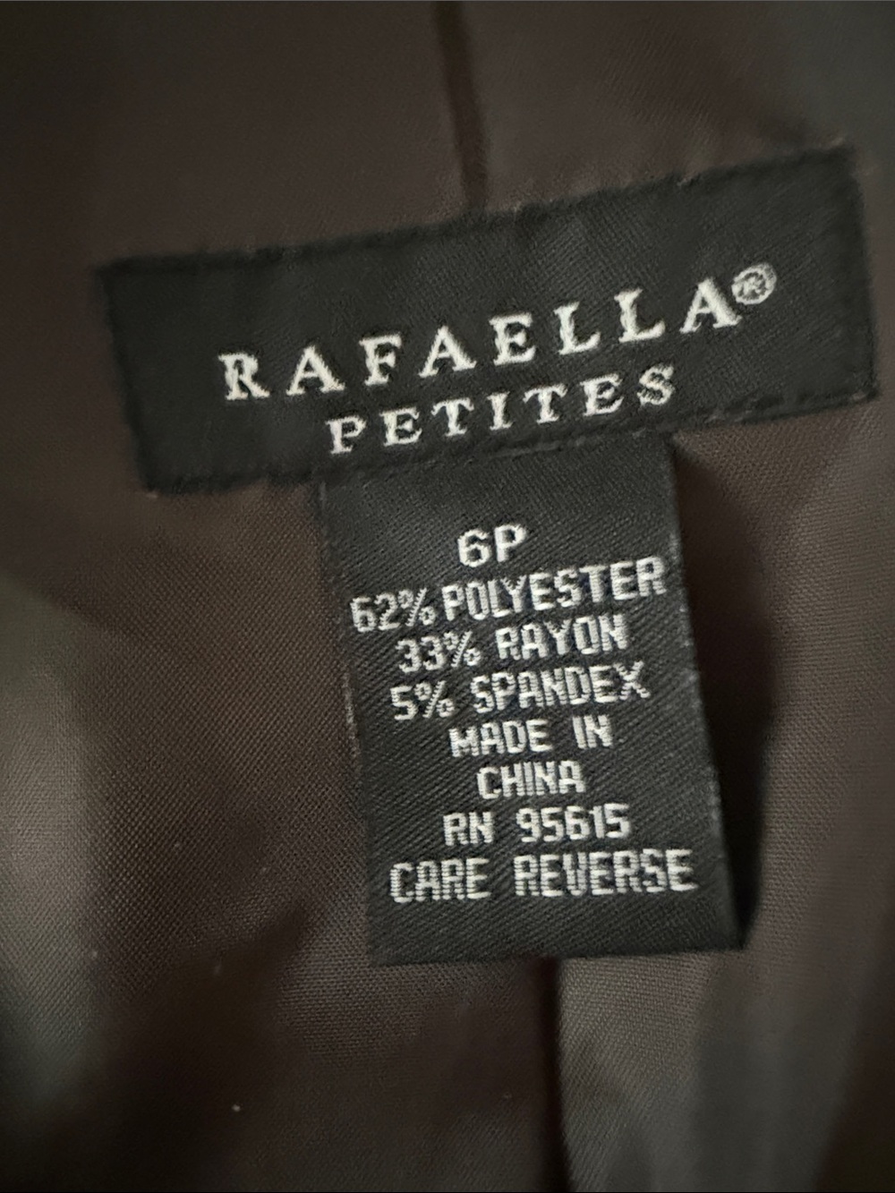 Rafaella Brown Tailored Women's Blazer - Picture 3 of 4